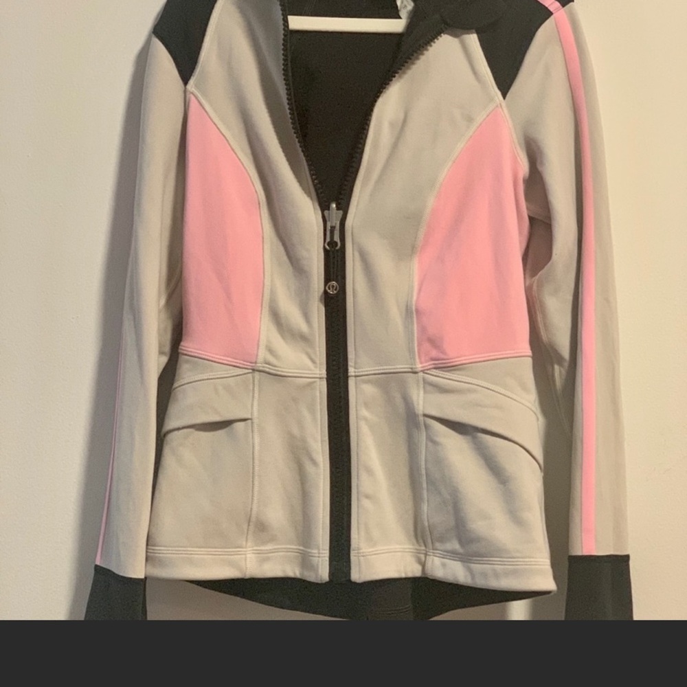Lululemon Athletica Reversible Pink Gray Jacket